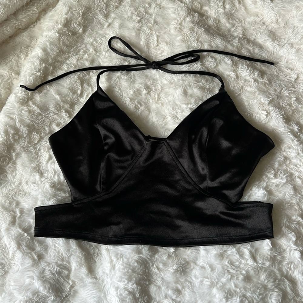 Black tie going out top